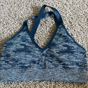 AYBL Blue Camouflage Sports Bra